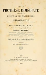 Tapa de De la prothèse immédiate