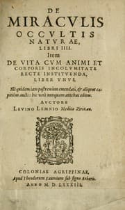 Tapa de De miracvlis occvltis natvrae libri IIII