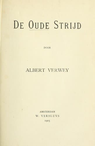 Tapa de De oude strijd