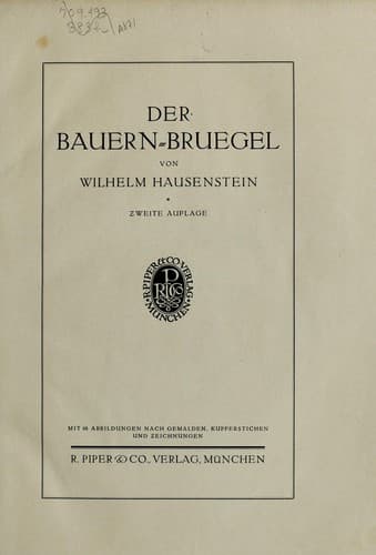 Tapa de Der Bauern-Bruegel