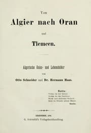 Tapa de Der climatische Curort Algier