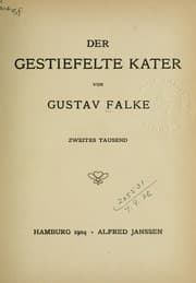 Tapa de Der gestiefelte Kater