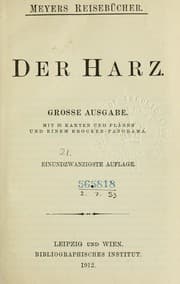 Tapa de Der Harz