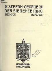 Tapa de Der siebente Ring
