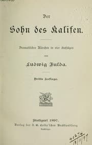 Tapa de Der Sohn des Kalifen