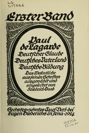 Tapa de Deutscher Glaube, Deutsches Vaterland, Deutsche-Bildung