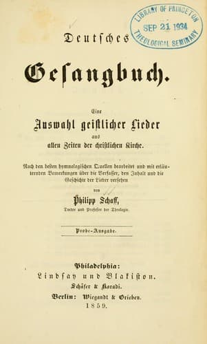 Tapa de Deutsches Gesangbuch
