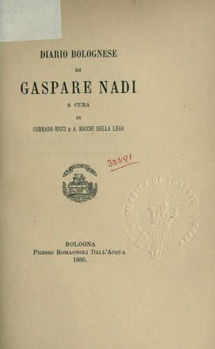 Tapa de Diario Bolognese