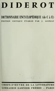 Tapa de Dictionnaire encyclopédique