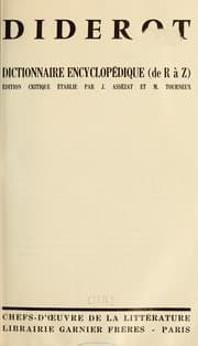 Tapa de Dictionnaire encyclopédique
