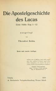 Tapa de Die Apostelgeschichte des Lucas
