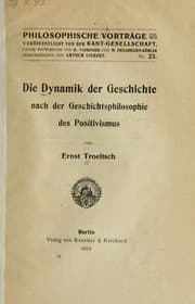 Tapa de Die Dynamik der Geschichte nach der Geschichtsphilosophie des Positivismus