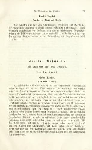 Tapa de Die Mundart der Drei Franken