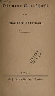 Tapa de Die neue Wirtschaft