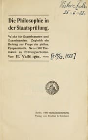 Tapa de Die Philosophie in der Staatsprüfung..