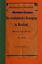 Tapa de Die revolutionäre Bewegung in Russland