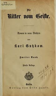 Tapa de Die Ritter vom Geiste
