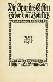 Tapa de Die Spur des Ersten