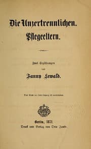 Tapa de Die Unzertrennlichen. Pflegeeltern