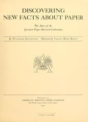 Tapa de Discovering new facts about paper