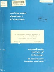 Tapa de The distribution of inventory holdings in a pure exchange barter search economy