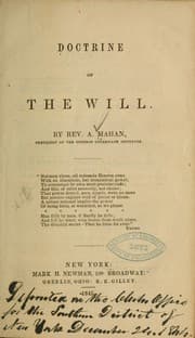 Tapa de Doctrine of the will