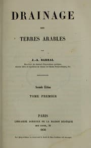 Tapa de Drainage des terres arables