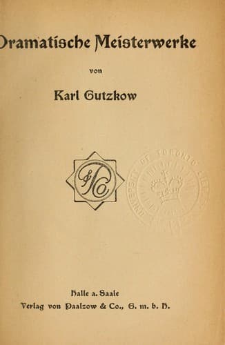 Tapa de Dramatische Meisterwerke