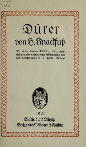 Tapa de Dürer