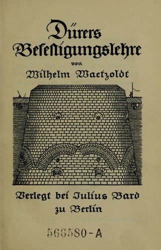 Tapa de Dürers Befestigungslehre