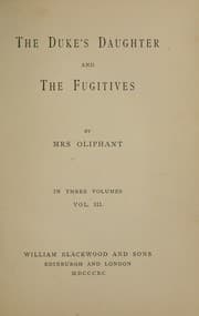 Tapa de The Duke's daughter and The Fugitives