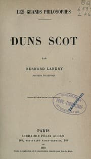 Tapa de Duns Scot