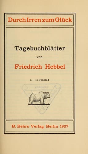 Tapa de Durch Irren zum Glück