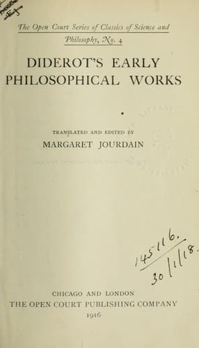 Tapa de Early philosophical works