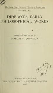 Tapa de Early philosophical works