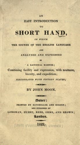Tapa de An easy introduction to short hand