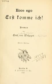 Tapa de Ecce ego