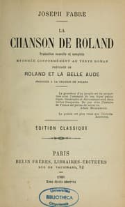 Tapa de La Chanson de Roland
