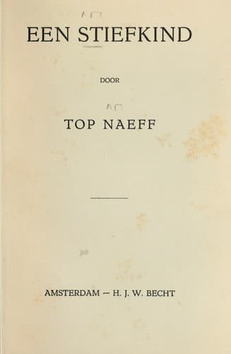 Tapa de Een stiefkind