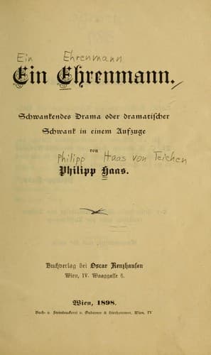 Tapa de Ein Ehrenmann