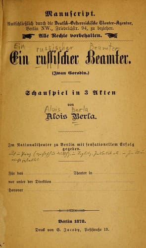Tapa de Ein russischer Beamter