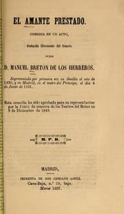 Tapa de El amante prestado