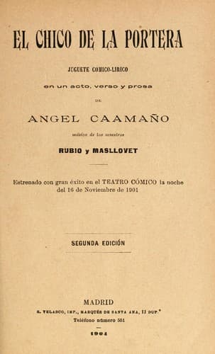 Tapa de El chico de la portera