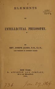 Tapa de Elements of intellectual philosophy