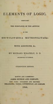 Tapa de Elements of logic