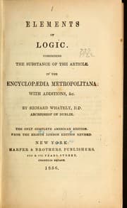 Tapa de Elements of logic