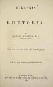 Tapa de Elements of rhetoric