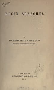 Tapa de Elgin speeches