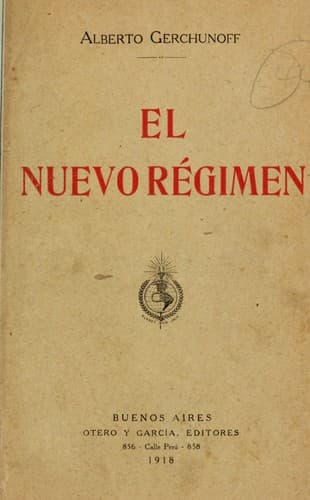 Tapa de El nuevo régimen