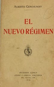 Tapa de El nuevo régimen